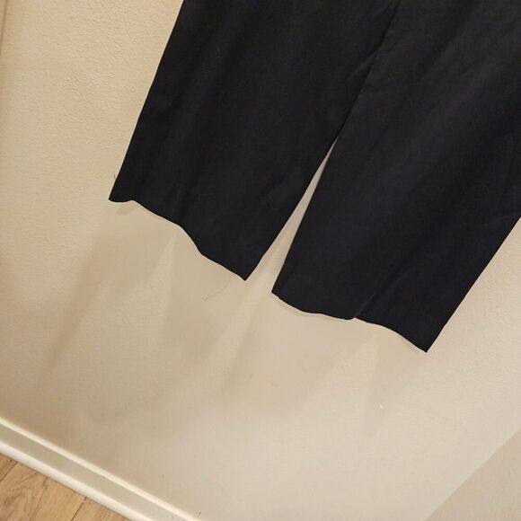 Helmut Lang Women's Vintage Wide Leg Black Pants Size 8 - Picture 2 of 8